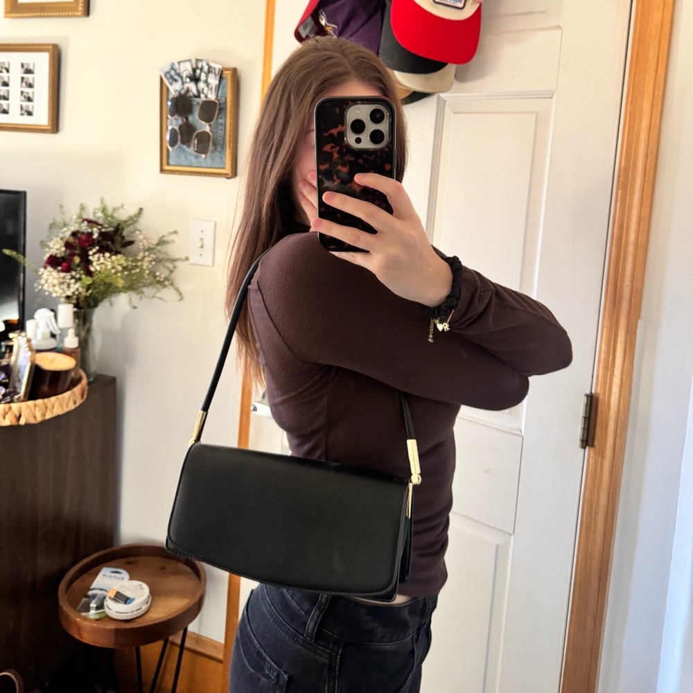 Black Shoulder Purse